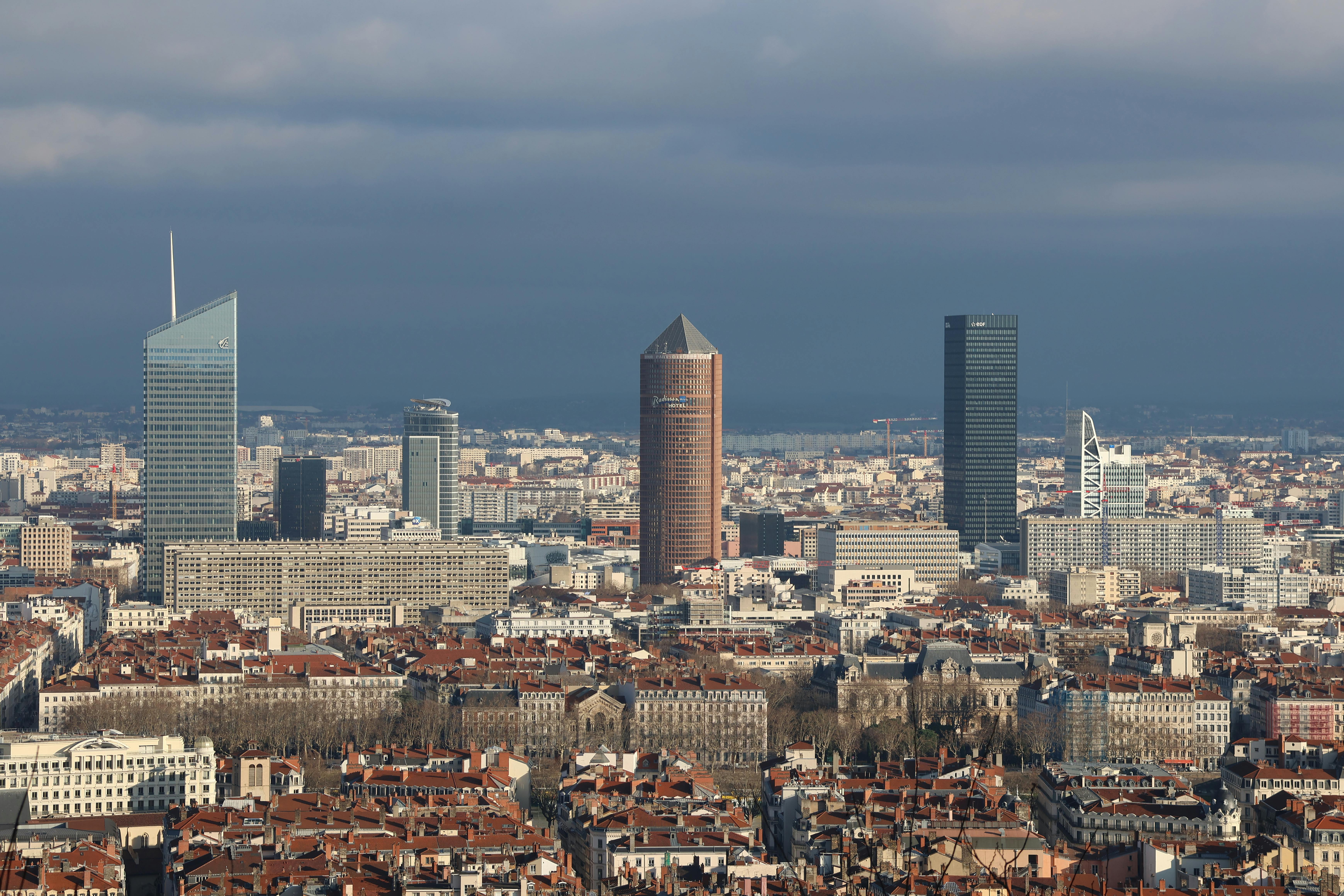 Skyline de Lyon pour les voyages d’affaires